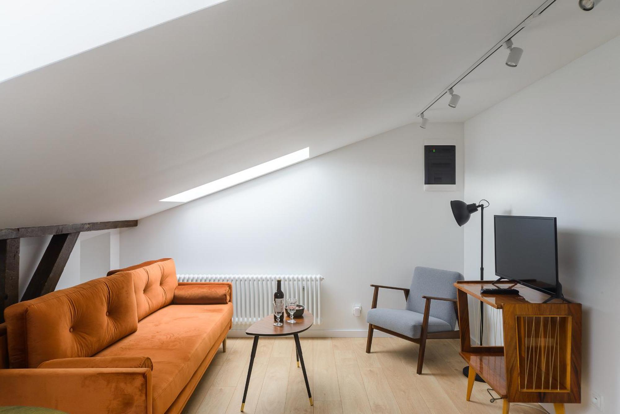Zoliborz P&O Serviced Apartments Varsó Szoba fotó