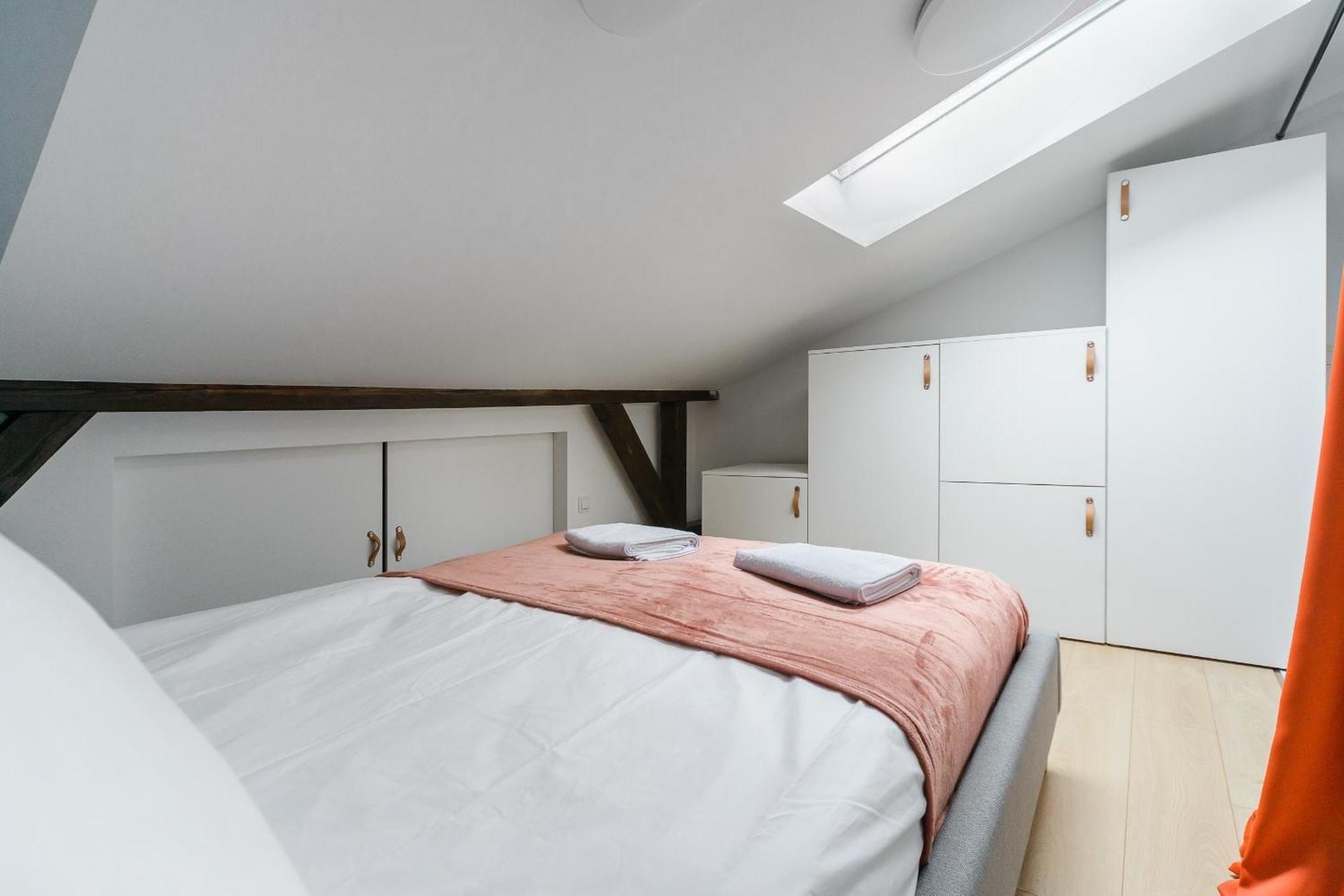 Zoliborz P&O Serviced Apartments Varsó Szoba fotó