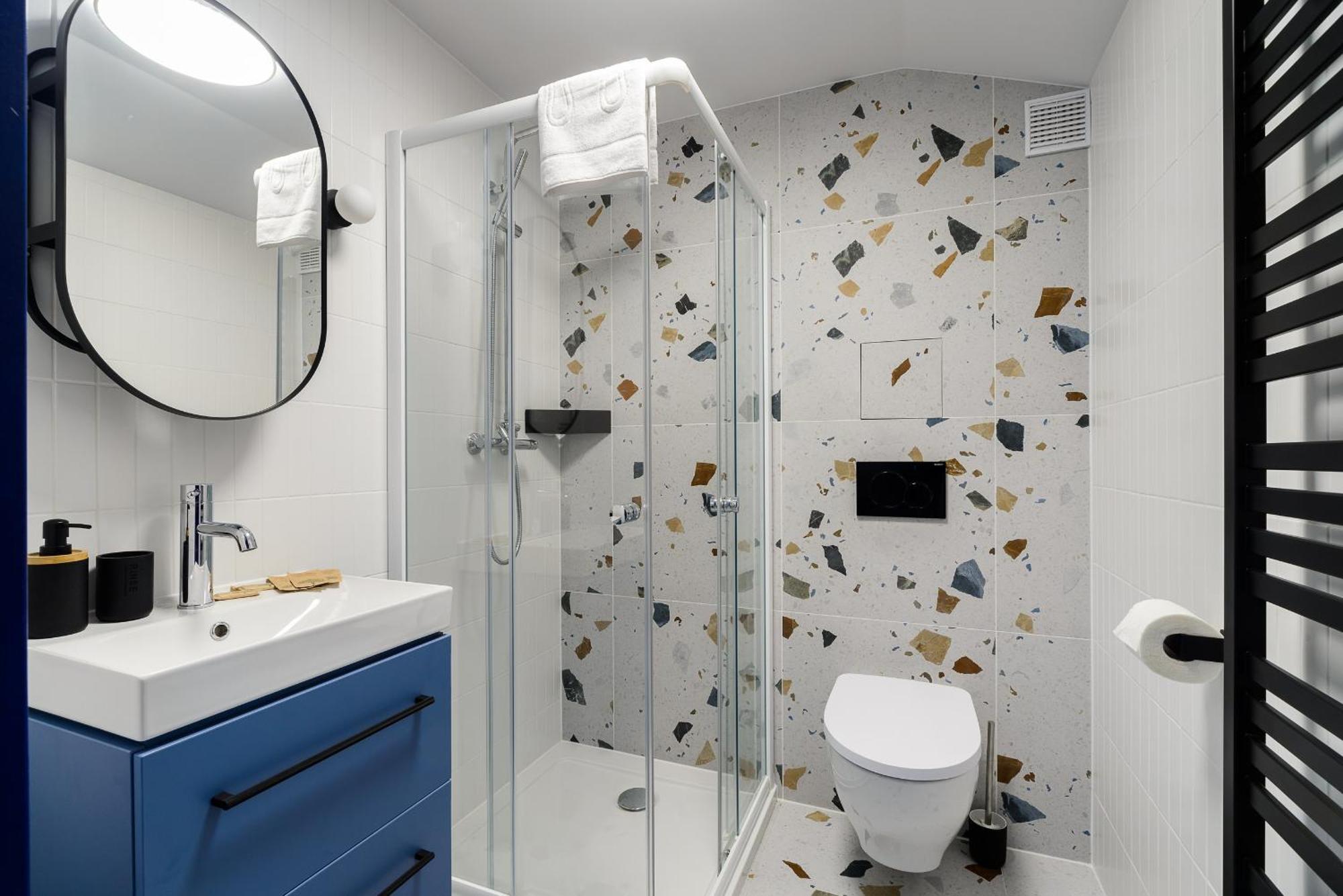 Zoliborz P&O Serviced Apartments Varsó Szoba fotó